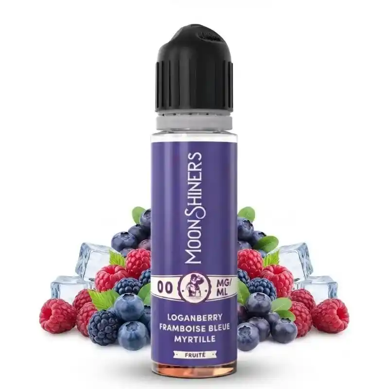 Loganberry Framboise bleue Myrtille 50ml Moonshiners