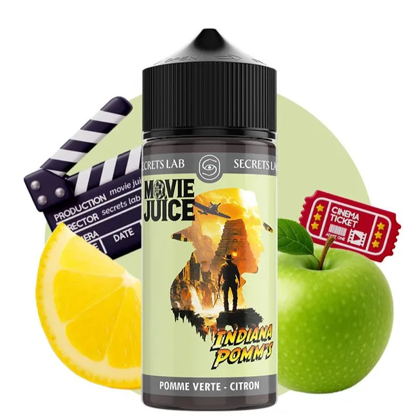 Indiana Pomm's 100ml Movie Juice