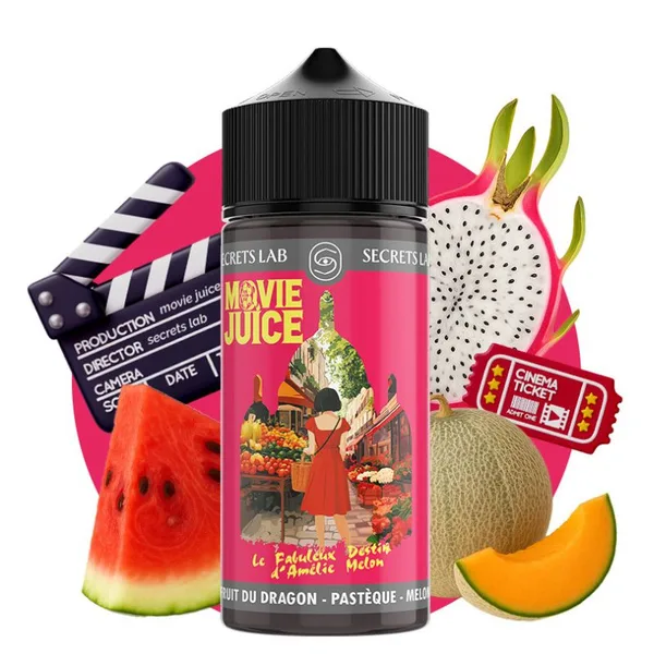 Le Fabuleux Destin d'Amélie Melon 100ml Movie Juice