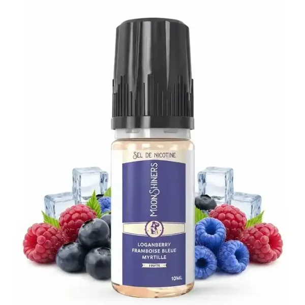 Loganberry Framboise bleue Myrtille Salt 10ml Moonshiners